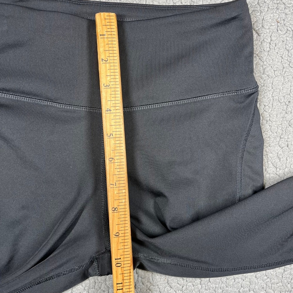 Nike Dri-FIT Womens Black Cropped Running Leggings Mesh Panels CZ9238-010 Size M - Picture 12 of 14